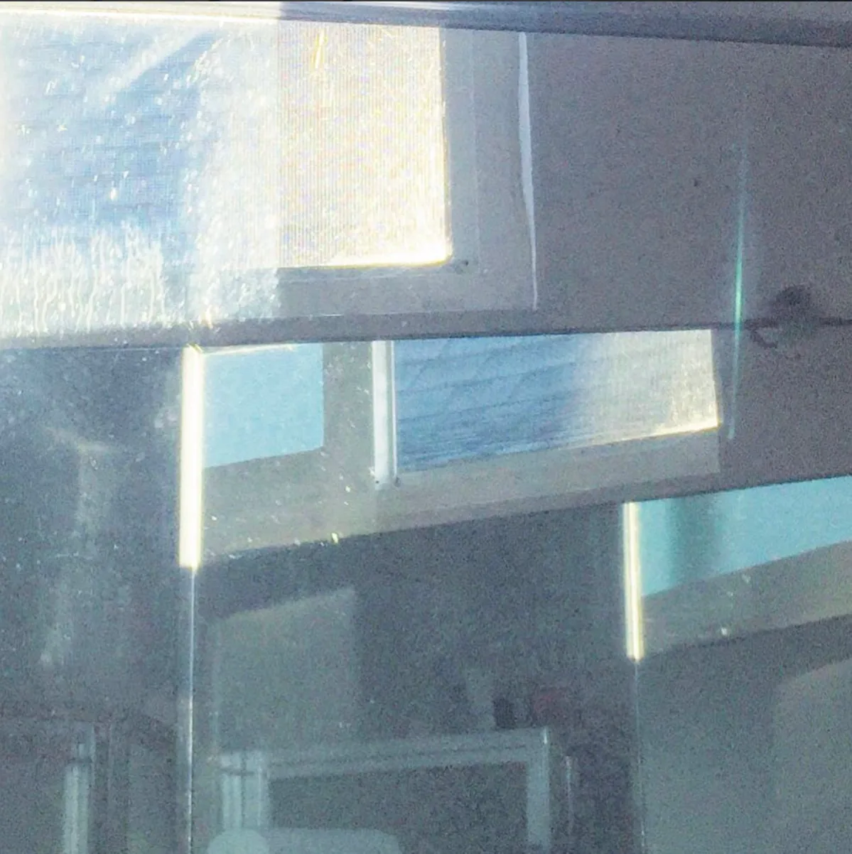 light through glass