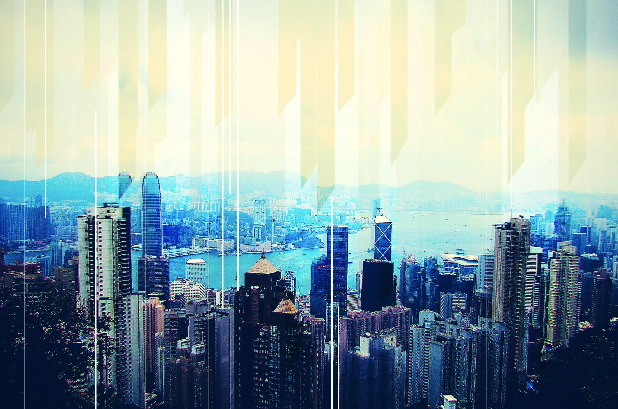 above the harbour, hong kong